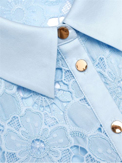 Midi dress SELF PORTRAIT | AC26024MBLBLUE